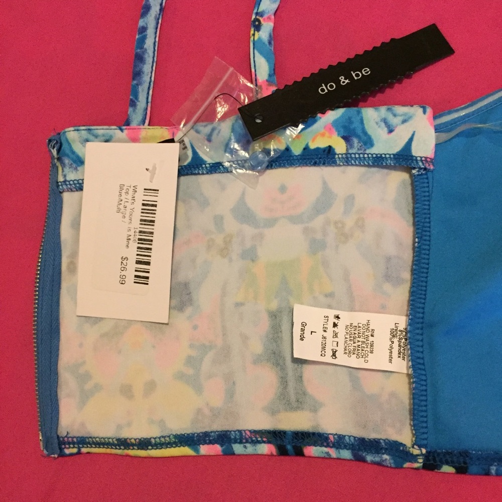 ๐ญ colorful & strappy bralette/crop top ๐ญ - Picture 5 of 7